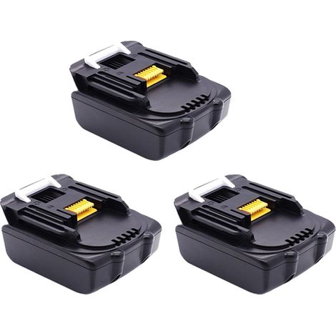 3X Batterie de remplacement 14,4V 1,5Ah pour Makita BL1430 BL1415 BL1440 BL1415N 196875-4 194558-0 195444-8 196388-5 (1/5)