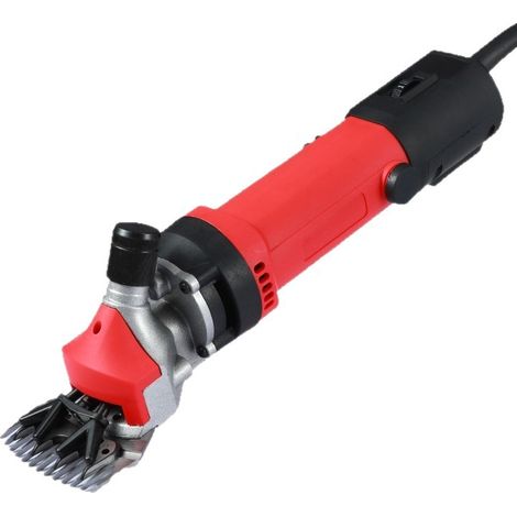 Tondeuse électrique 1000 W professionnelle réglable 6 vitesses compatibilité mouton chèvre lama cheval animal de ferme fourrure bétail toilettage (1/5)