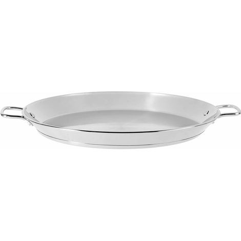 Padella per paella in acciaio inox stufato 40cm induzione 74040 garcima (1/3)