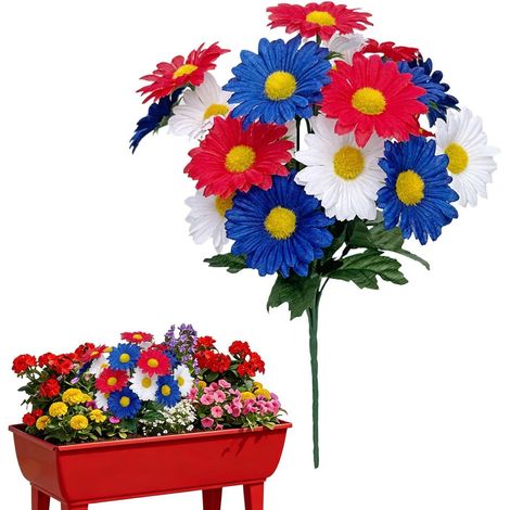 Compositions florales pour cimetières Bouquet d'œillets en soie orange , rose et violet , hommage pe
