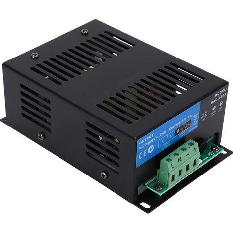 24V 135W Gleichstrom-Akkuladegerät, 100-280V Wechselstromeingang, 2-stufige Steuerung, LED-Anzeige, Schaltungsschutz (1/5)