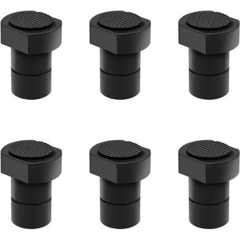 6 Stück Aluminiumlegierungs-Spannklammern für Holzbearbeitungsbänke, Klemmpositionierungsstopper, Werkbankzubehör für 20-mm-Spannlöcher (1/4)