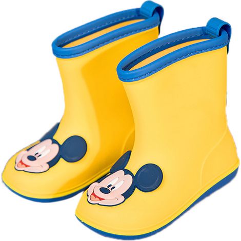 Bottes de pluie PVC motif chat rose 16cm antidérapantes légères faciles à nettoyer pour extérieur jardin (1/5)