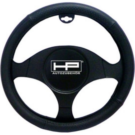 HP Autozubehör Lenkradbezug (Ø x H) 40.5 cm x 3.5 cm Echtleder Schwarz 37 - 39 cm