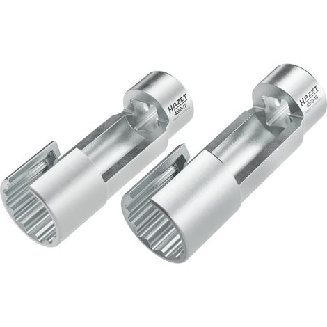 HAZET 4550-1718/2 JEU DE CLÉS À INJECTION 17 MM ET 18 MM POUR ÉCROUS DE RACCORDEMENT SUR CONDUITES HAUTE PRESSION, CONVIENT POUR (1/5)