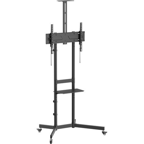 SOPORTE DE SUELO CON RUEDAS EQUIP 650636 PARA PANTALLA DE 37 - 70 MAX VESA 600x400 70KG ESTANTE