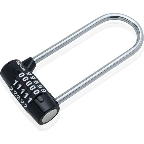 Armario con taquilla de viga larga grande, manijas para puertas, candado de combinación, candado de gimnasio de 5 dígitos, taquilla de seguridad para equipaje, armario (1/5)