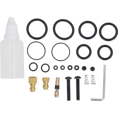 Kit de joints pour compresseur d'air de 4500 psi (clé hexagonale, joints toriques, rondelles, bouchons, outil d'étanchéité) pour une utilisation quotidienne. (1/4)