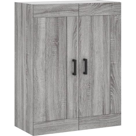 Buffet,Bahut,Armoire murale sonoma gris 69,5x34x90 cm bois d'ingénierie CFW29076 (1/5)