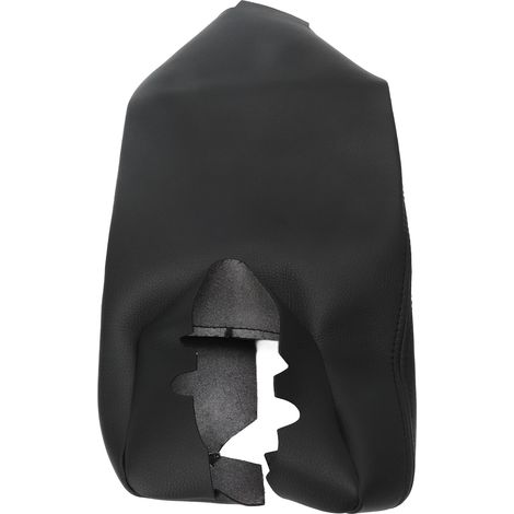 Couvercle de console centrale en similicuir noir, protection pour accoudoir et boîte à gants, compatible avec Acura TL 2009-2012. (1/5)