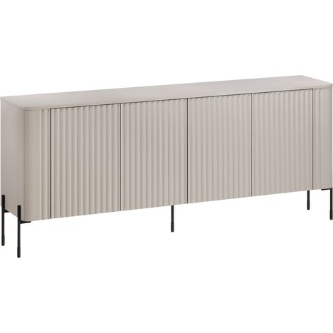 Aparador Nobilitas I, Cachemira, 80x190cm, Número de puertas: 040cm, Aglomerado laminado, MDF (1/4)