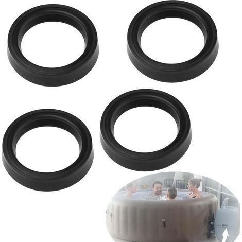 4-teiliges Intex-Pooldichtungsset WISIRENT, 11699, Ersatzdichtung für Intex-Poolpumpen und Spa-Anschlussdichtung, Ersatz-O-Ring für Intex-Pools 28403E, 28405E, 28407E, 28409E, 28413WL (1/5)