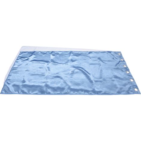 Voilage double couche étoiles découpées bleu (1x2m) pour chambre salon, style princesse romantique, rideau prêt à poser tendance. (1/5)