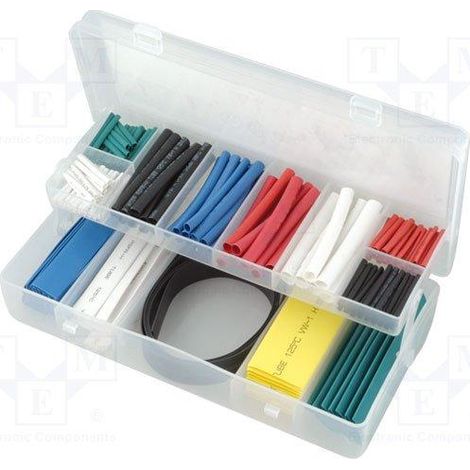 Tubo Termorretráctil Varias Medidas/colores Caja (171uds.)