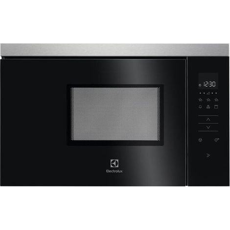 Electrolux MQ818GXE Einbau-Mikrowellenherd Kapazität 17 Liter Leistung 800 Watt Breite 60 cm Farbe Schwarz (1/2)