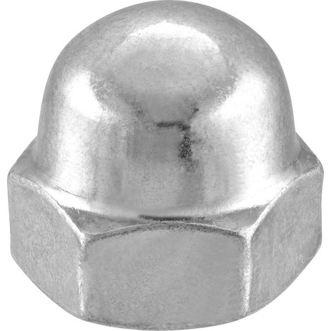 Conmetall Hutmuttern M10 verzinkt - 6 Stk. Hutmutter