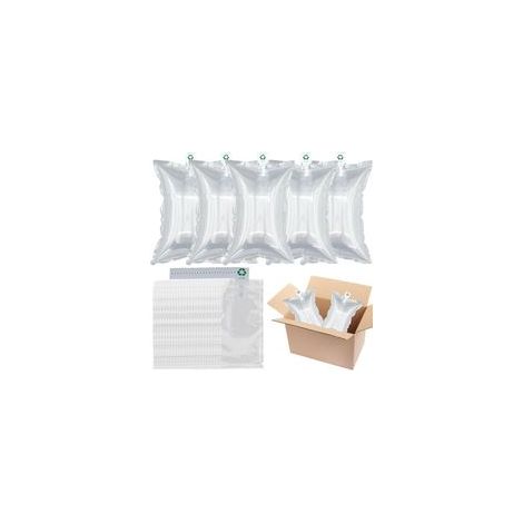 100 PCS Coussin d'air, résistant aux chocs, pour emballage de transport, Film de coussin d'air, Matériau de remplissage, coussins à bulles, protection, rembourrage, emballage bulle (10 x 15cm) (1/5)