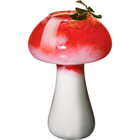 Verre À Cocktail Champignon - Verre À Boisson Froide En Verre Transparent - Pour Cocktails Martini Champagne - 280 ml - 1 Pièce (1/5)