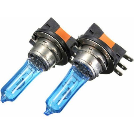Ampoule H15 - 55 W - Blanc 4800 K - Pour Feux Avant Voiture - DRL HID - Compatible VW Golf MK6 MK7 - Lot de 2 (1/4)