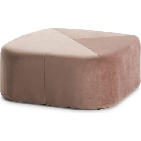 Puff 80X80X36 Tela Terciopelo Rosa (1/3)