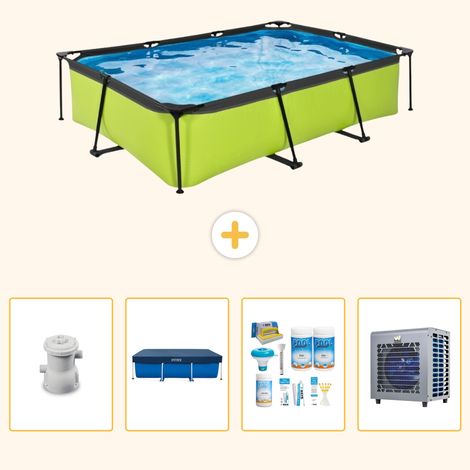 Exit-toys Piscine Exit Rectangulaire - 300x200x65 cm - 5-pièces S264 (1/5)