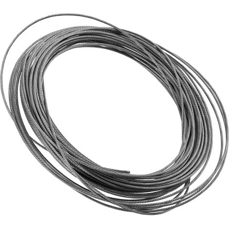 1 Stück 15 Meter Edelstahlseil 304, Durchmesser 1,5 mm (1/5)