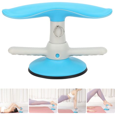 Support d'Entraînement Abdominal à Ventouse - Équipement de Musculation à Domicile Bleu