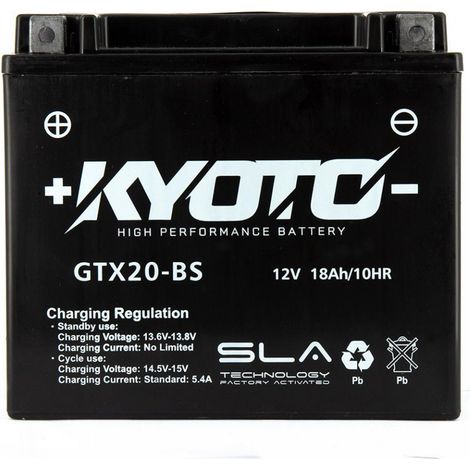 Batterie Kyoto pour Moto Triumph 1200 Trophy 2012 à 2016 YTX20-BS (1/4)