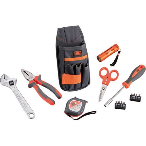 MINI BOLSA NYLON P/CINTURÓN 15 PIEZAS ALYCO ORANGE