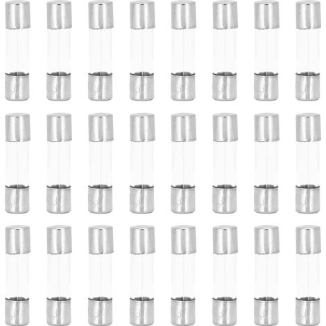 Tube en verre à fusible rapide, accessoire pour la Protection des circuits, 100 V, 250 pièces, 5x20mm
