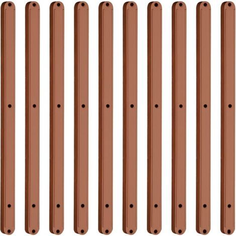 LaBlanc - Confezione da 5 coppie di guide per cassetti in plastica, 298 mm, Marrone