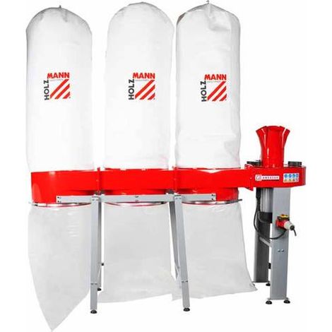 Aspirateur poussiere extracteur copeaux bois collector HOLZMANN abs4560400v (1/6)