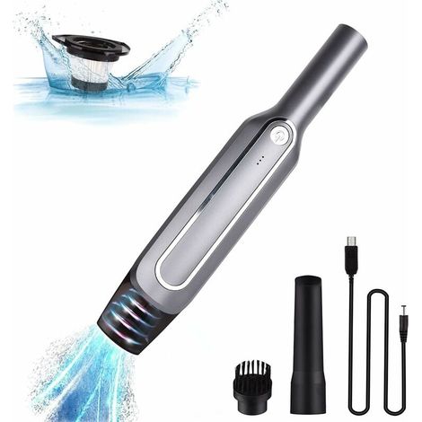 Aspirateur à Main sans Fil 6000Pa Rechargeable 2000mAh Mini de Voiture Table Cuisine Canapé Animaux (1/4)