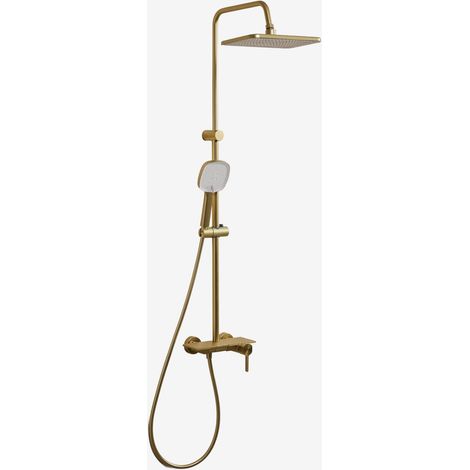 SKLUM Aluminiumduschsäule Almudena Mattgold                                   (1/5)