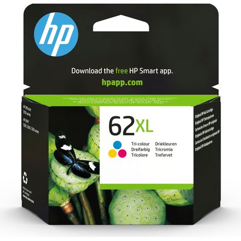 Inchiostro a colori HP 62XL (1/4)