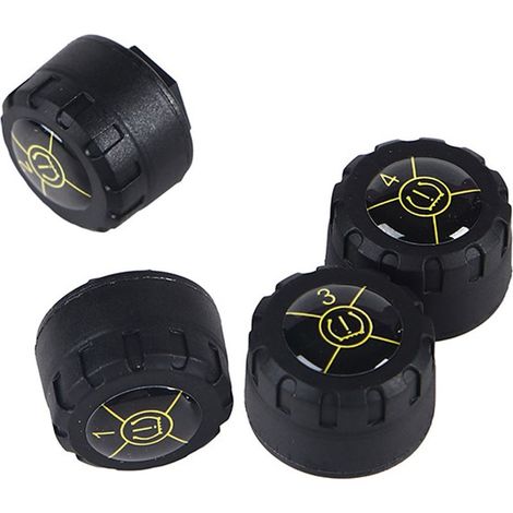 Reifendrucksensor – Bluetooth 5.0 – Echtzeitüberwachung – Wasserdicht (IP67) – Für Autos und den Straßenverkehr – 4er-Pack (1/5)