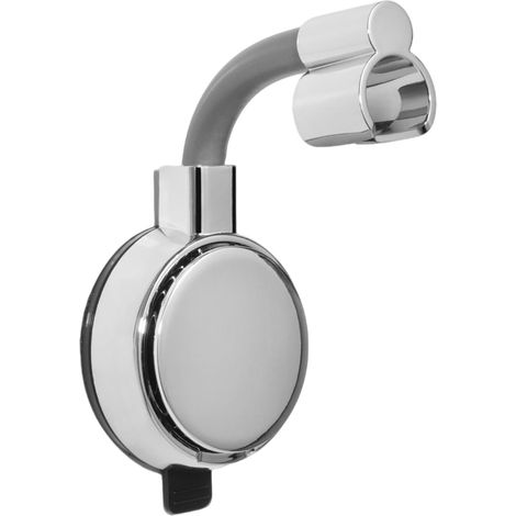 Support de douchette à ventouse - réutilisable - orientable à 360° - support mural pour pommeau de douche (1/4)