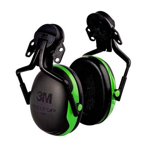 3M Peltor X1P5E Casco antiruido negro verde 27 dB