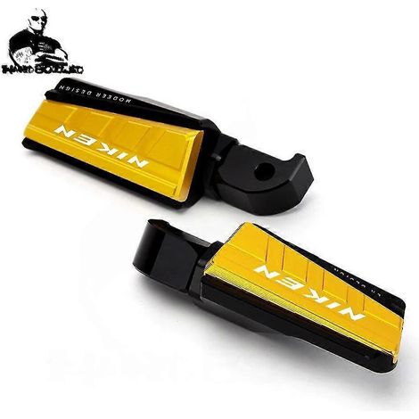 Fußrasten-Set für Yamaha Niken TDM900, TDM 900 A, XSR 700, 900, XSR700, XSR900, SCR 950, Tracer 700/GT, 900/GT – NIKEN GOLD