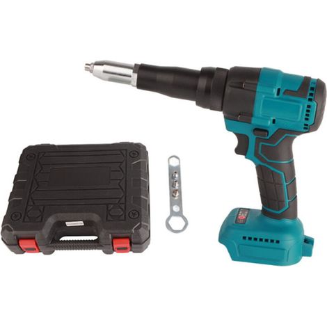 Pistolet à Riveter électrique sans Fil, Rivet électrique sans Fil Bleu 18V, Outil à Main à Rivet Automatique à LED pour Batterie BL1815 2,4 à, Riveteuses (1/5)