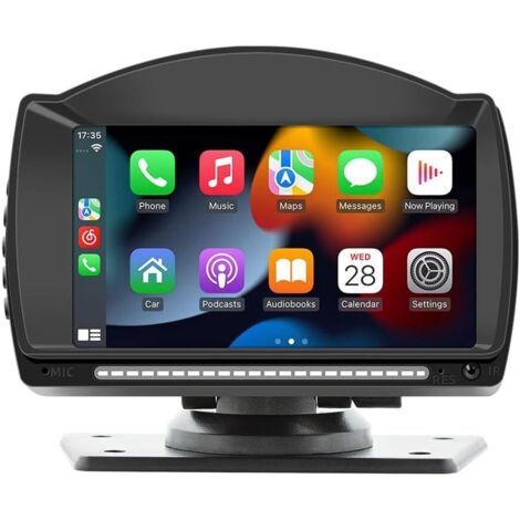 Écran Tactile IPS de Voiture de 4,7 Pouces sans CarPlay Android Auto Voiture Radio Portable Bluetooth MP5 Hôte Multimédia Facile à Utiliser (1/5)