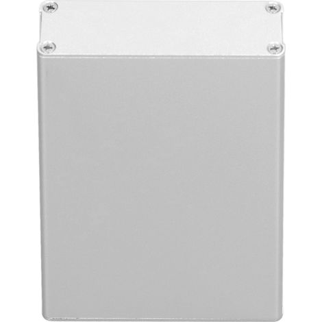Projektbox aus Aluminiumlegierung, integriert, mattsilber, DIY-Instrumentenbox für Leiterplattenverdrahtung, 22 x 74 x 110 mm (1/5)