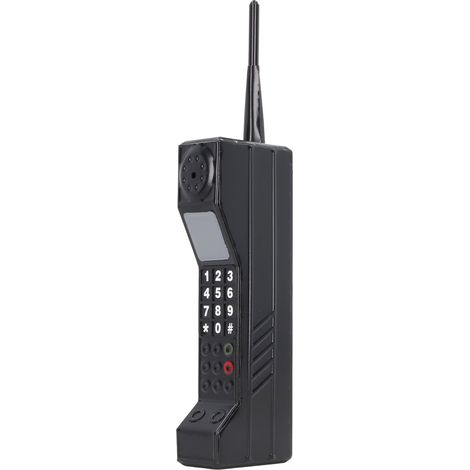 Téléphone portable rétro, moderne, robuste, durable et décoratif en forme de brique vintage, idéal pour les salons et les bureaux. (1/5)