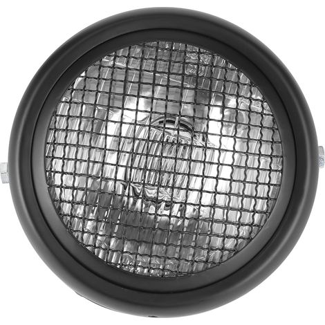 Phare de moto 7 pouces 55W, style rétro, lampe halogène haute luminosité, lentille transparente. (1/5)