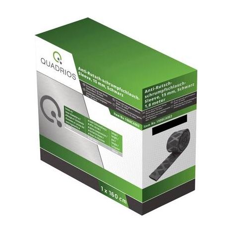 Quadrios Manguito Termorretráctil PE Negro 1,6 m