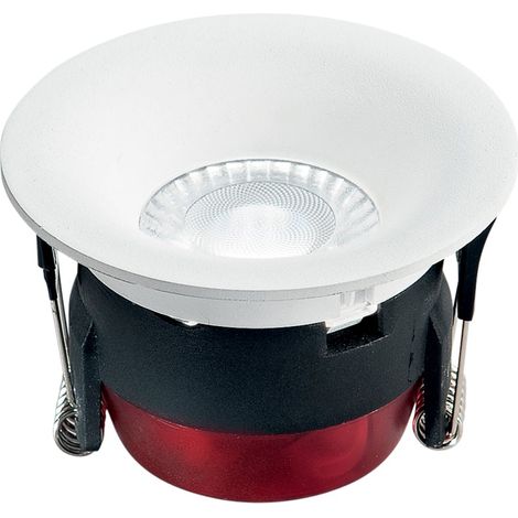 "Faretto ad incasso LED HYDE rotondo in alluminio bianco 8W con funzione CCT 8.5 cm." (1/2)