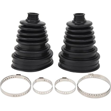 CV Boots – 2 Pièces Universelles En Silicone à Vitesse Constante, Ensemble De Bottes CV Très Flexibles Avec 4 Pinces Pour Voitures (1/5)