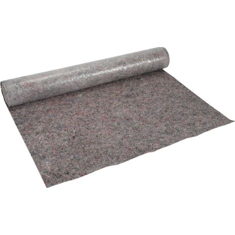 SWANEW Tessuto non tessuto per pittori con rivestimento antiscivolo in polietilene Tessuto non tessuto per pittori e tuttofare 220g/㎡ grigio 1x50m² (1/5)