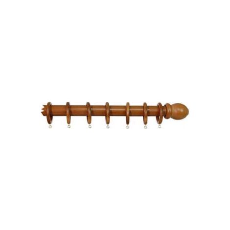 BASTONE IN LEGNO SENZA SUPPORTI Ø MM.35 OLMO  cm.160