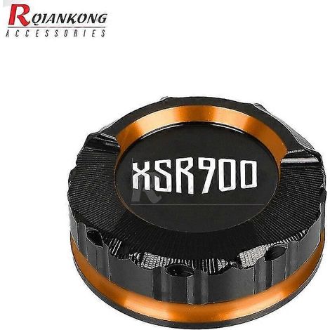 Für Yamaha XSR700 (2018–2023), XSR900 und XSR 700/900 (2016–2022): Bremsflüssigkeitsbehälterdeckel für Hinterradbremse – XSR900-Logo